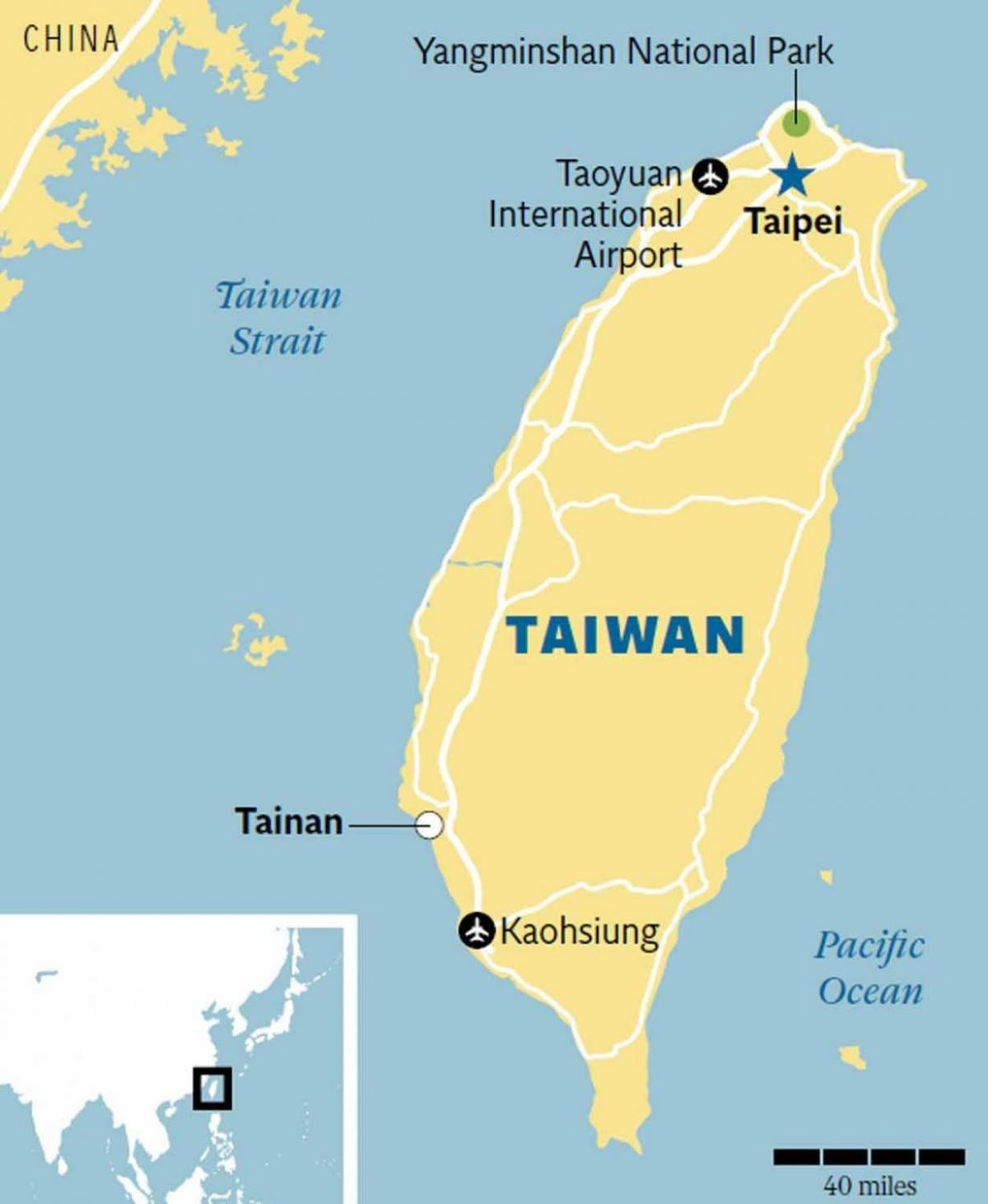 Taiwan tainan kort