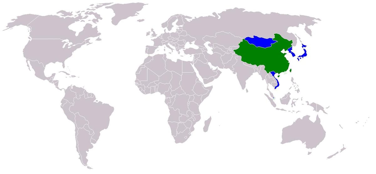 Taiwan kort i kinesiske version