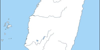 Kort over Taiwan oversigt
