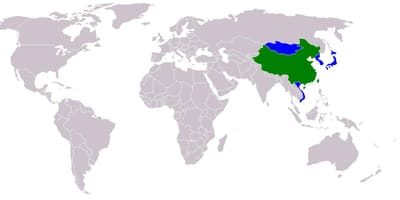 Taiwan kort i kinesiske version